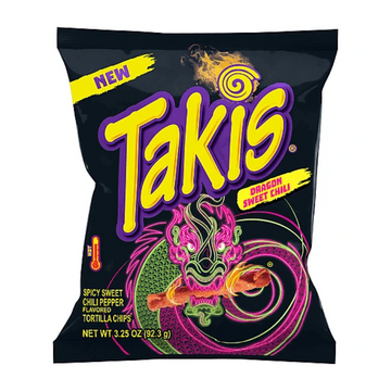 20 Pack x Takis Dragon Sweet Chili Tortilla Chips 92g